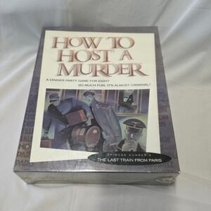 How to Host a Murder Episode 3 The Last Train From Paris Board Game New Sealed